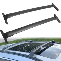 Roof Rack Cross Bars For Nissan Murano 2015 - 2023 Aluminum Brackets Crossbars Black