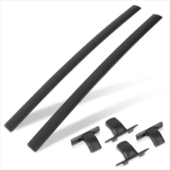 Roof Rack Cross Bars For Nissan Murano 2015 - 2023 Aluminum Brackets Crossbars Black