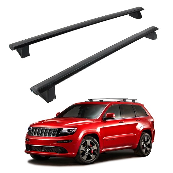 Roof Rack Cross Bars for Jeep Grand Cherokee 2011-2021 Aluminum CrossBars Replacement for Rooftop Cargo Carrier Bag Luggage Kayak Canoe Bike Snowboard Skiboard