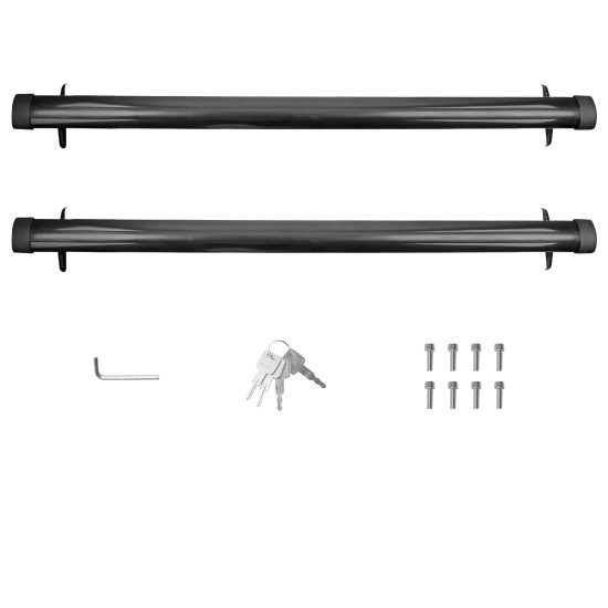 Roof Rack Cross Bars for 2011 2012 2013 2014 2015 2016 2017 Jeep Compass Aluminum Roof Rails Crossbars with Anti-theft Locks