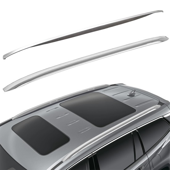 Posris Roof Rack Side Rails for Honda Pilot 2016 2017 2018 2019 2020 2021 2022 Silver Roof Rails