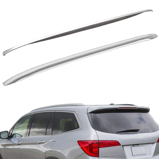 Posris Roof Rack Side Rails for Honda Pilot 2016 2017 2018 2019 2020 2021 2022 Silver Roof Rails