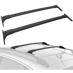 Roof Rack Cross Bars Compatible with 2014-2019 Infiniti QX80; 2011-2013 Infiniti QX56 Roof Crossbars Cargo Racks Luggage Canoe Kayak Carrier